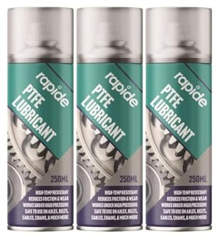 PNJB PTFE Grease Aerosol Lubricant Spray, Waterproof, Long-Lasting Protection, Non-Stick Properties, Protection from Corrosion,250ML (3PCS)