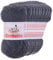 10 x 50g Häkelgarn Bambuska Sommergarn Strickgarn Baumwolle Viskose unifarben, Farbwahl, Farbe:48 dunkelgrau