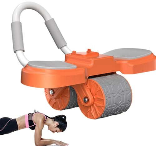 Automatischer Rückprall-Bauchmuskelroller, Bauchtrainer-Roller - Verstellbares, tragbares Ab-Trainingsgerät, Bauchrad | Kompakter Bauchtrainer für das Kerntraining mit intelligenten Timern und Zählern