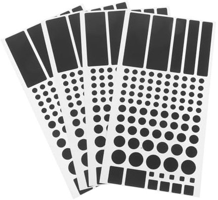 Vaguelly 4pcs Dimming Stickers for Led Light Blocking Blackout Stickers Adhesive Suitable for Electronics Routers Clocks Tv and Appliances for Desk Lamps and Indicator Covers