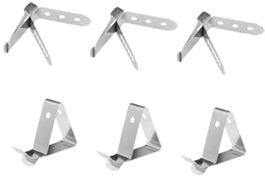 FUNOMOCYA 6 Stück Thermometer Halter Clips Lebensmittelqualität für Grill und Küche Fleischthermometer Präzise Temperaturmessung