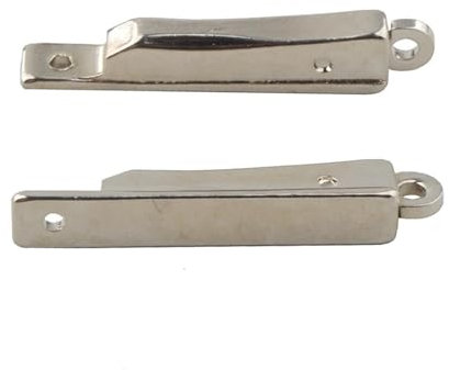 Generico 10 pezzi di cerniera a molla for occhiali con custodia, occhiali facilmente installabili, cerniera flessibile, molla rotta, parte di ricambio(1.3mm)