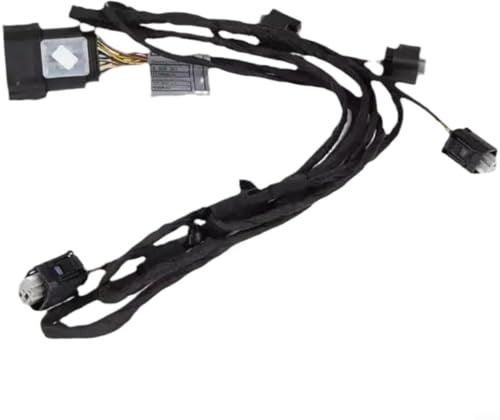 Frontstoßstange PDC Kabelbaum Kabel Ersatz ABS Schwarz Kompatibel mit für BMW 5er E60 E61 2003-2010, OEM 61126928362, Verschleißfestes Material