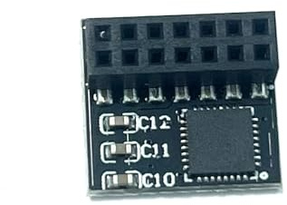 TPM 2.0 SPI 14pin SLB9670 Sicherheitsmodul für ASUS Prime B560 / B560M | B650E / B760M MAX Gaming WiFi, ProArt B660 / B760 -Creator D4, ROG Mainboard Security Module GC-TPM 2.0