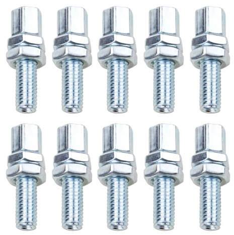 DEJIN 10Pcs M6 x 28mm Throttle Cable Adjuster Kit with Brake Cable Bolt and Throttle Thumb Tension Screw Reliable Metal Construction for Enhanced Control