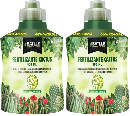 Semillas Batlle Fertilizante Cactus - 400ml (Paquete de 2)