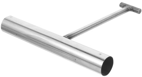 Edelstahl Hebehaken für Schachtdeckel, 16cm, 8mm T-Haken | Gitterrost und Kanaldeckel, Outdoor Einsatz, Silber, Glatte Oberfläche, Sicherer Hebevorgang, Zeitsparend
