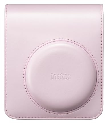FUJIFILM instax mini 13™ Kameratasche Candy Pink | Kleine Sofortbildkamera-Tasche mit Trageriemen und PU-Material – Passgenaues Kamera-Zubehör für instax mini 13™