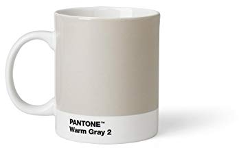 Pantone Kaffeetasse, Porzellan, Warm Gray 2, 8.4 x 8.4 x 12.1 cm 101030002