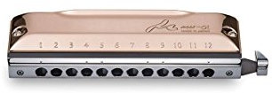 Tombo MU/MEW courte Cross Harmonica chromatique – Revêtement Or rose