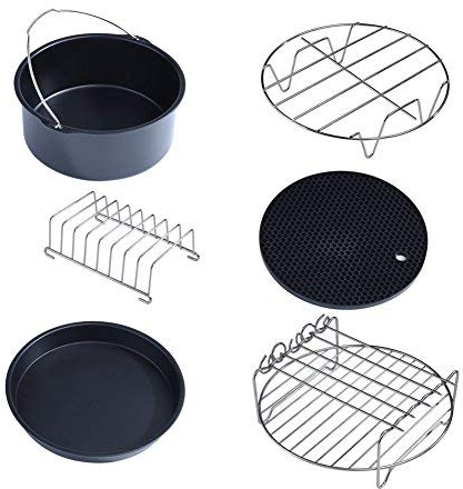 6 Piezas Kit Accesorios para la freidora de aire, para freidora sin aceite