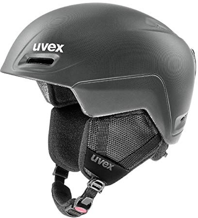 uvex jimm Skihelm, Black-Anthracite matt, 52-55 cm