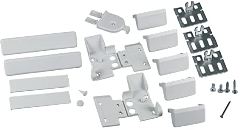 Befestigungssatz Flachscharnier Montageset Kunststoff weiß ORIGINAL Bosch 00491368 Kühlschrank Gefrierschrank Balay Miele Neff Junker Gaggenau Constructa Exklusiv KI884N KI124N KI880N accentline