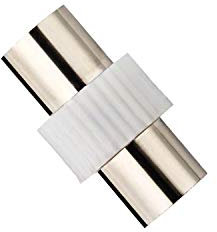 Ex-Pro TV Coaxial Aerial Adapter Female to Female (F-F) Coupler, Cable Extension Joiner Gender Changer