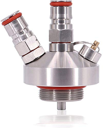 POFET Keg Beer Dispenser, Merrday 304 Stainless Steel Mini Keg Beer Growler Spear Tap Dispenser for Craft Beer Growler