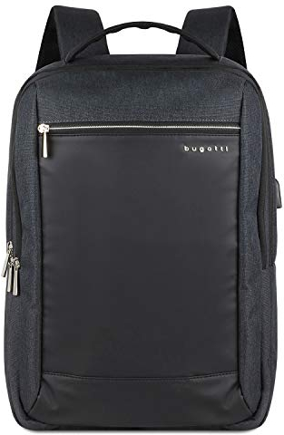 bugatti Sera Sac à Dos Homme Travail Ordinateur Portable 15 Pouces RFID - Anthracite