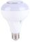 Bombilla LED Colores Altavoz con bombilla Bluetooth 4.2 con puerto USB, lámpara estéreo con cambio de color RGB E26/E27 Base LED Bombilla de música con control remoto para fiestas decoraciones