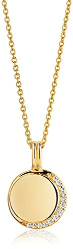 Sif Jakobs Jewellery Damen-Kette 925er Silber Zirkonia One Size Gold/Weiß 32014544