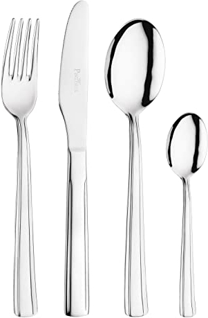Pintinox, Set 24 pezzi posate Serie Holiday, Acciaio Inox, Made in Italy