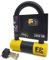 FR SECURITE FR85120 Candado Moto U Alta Seguridad Homologado SRA, Horquilla ø18 Acero Endurecido Doble Bloqueo Antirayones, Cerradura Antiganzúa, U lock Antirrobo 85x120mm para Motocicleta, Scooter