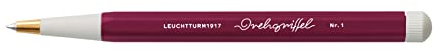 LEUCHTTURM1917 365597 Drehgriffel Nr. 1, Port Red - Gelstift mit schwarzer Tinte