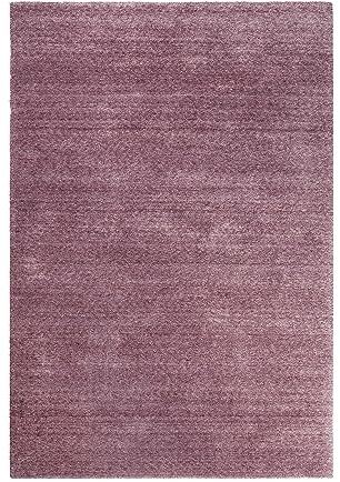 Wecon Home Kuschelig weicher Esprit Hochflor Teppich, bestens geeignet fürs Wohnzimmer, Schlafzimmer und Kinderzimmer LOFT(70 x 140 cm, lila meliert)