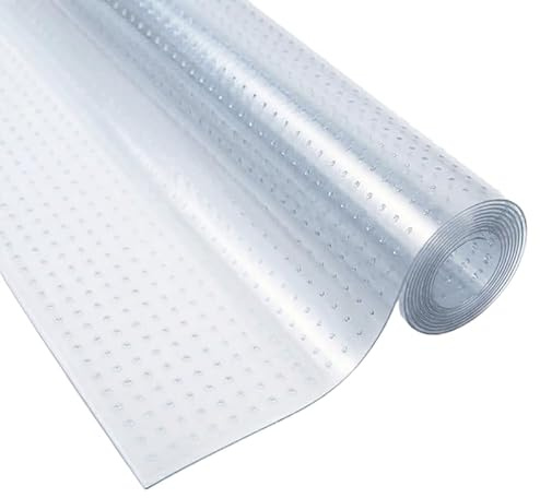 Bargain House Clear Vinyl Carpet Protector Mat 54cm x 9FT Runner | 100% waterproof heavy-duty vinyl floor protector. Ideal for hallways, kitchens, offices and home carpet