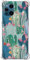 Movilshop Anti-Shock Case for OPPO Find X3 Pro Botanical Drawing [Cactus with Pink Flowers] Reinforced Corner Silicone 1.5 mm Thick Flexible Transparent Bumper Gel TPU