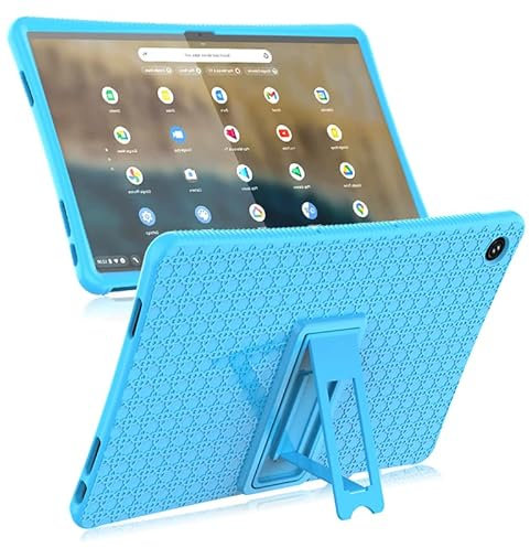 GLAZZY Coque Compatible avec Lenovo Chromebook Duet 5 13.3 Housse de Protection en Silicone Souple pour Lenovo Chromebook Duet 560 13Q7C6 (Color : Blue, Size : Chromebook Duet5)