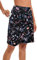 Timuspo Damen Golfrock Knielang, Sportröcke mit Radhose Drunter, Wandern Reitsport Skort