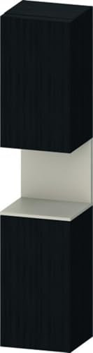 Duravit Qatego Hochschrank, Türanschlag rechts, 400x360x1760mm, Nische Taupe Matt, QA1346R91160000, Farbe: Eiche Schwarz