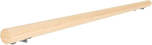 X&Z-XAOY Handlauf Für Treppengeländer Hölzerne Handläufe Für Treppen 50cm-600cm Treppenhandlauf Für Die Wandmontage Treppengeländer Für Den Innenbereich Mit Beschlägen(50cm/1.6ft)