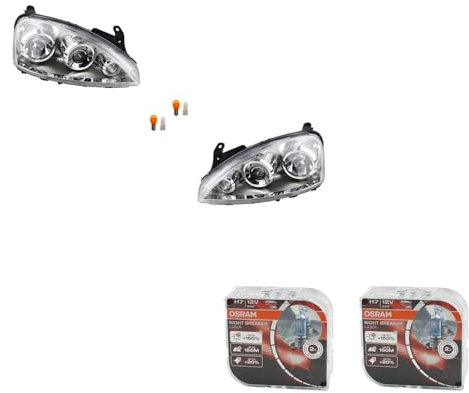 Johns, Scheinwerfer + Nightbreaker passend für Opel Corsa C FF- Set Li. Re.