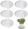 Nuytghr Blumentopf-Tablett, transparente Blumentopf-Tabletts, 5 x Pflanzen-Untersetzer für Innen- und Außenbereich, Möbelschutzplatten für Blumen und Pflanzen, für Garten, Haus, Balkon und Terrasse