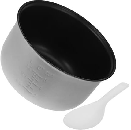 GRIRIW 3L Inner Cooking Pot for Rice Cooker Universal Replacement Inner Pot Kitchenware Ideal for Household Rice Cooker Supply and Cooking Needs