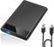 2.5 Inch Hard Drive Enclosure 6Gbps USB C 3.0/ 3.1 SSD/HDD Enclosure with Slide Cover and 2.0 Type C Tool Free SSD Case for 5TB Durable External Hard Disk Enclos for Laptop