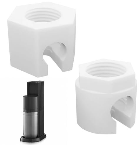 Colorich 2 Stück Ersatzteile für Sodastream, Ersatzmutter für Sodastream, Ersatzteile Dichtung für Sodastream für Sodastream Crystal 2.0, Jet, Spirit, Easy, Duo, Fizzi, Terra, Geeignet