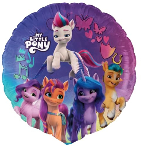 BeenSmile, Luftballons Geburtstag Mon Petit Poney, Geburtstagsdeko Mädchen und junge, Heliumballon auch für Luft geeignet, sehr widerstandsfähiges material, 46 Cm