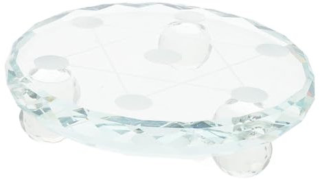 OUNONA Kristallkugelständer Kristallkugel-Blumenbasis Kristallständer Kugel stehen Kristallkugel-Messestand Basisdekor aus Kristallkugeln Basis für Blumenkugeln Glas Transparent