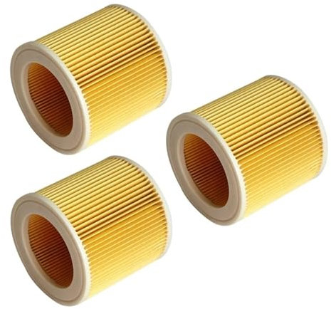 Vejvrczrm Lot de 3 filtres à poussière de Rechange for aspirateur Karcher WD2.250 WD3.200 MV2 MV3 WD3