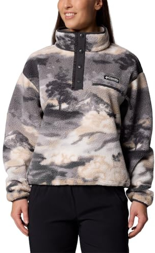Columbia Helvetia II Printed Cropped 1/2 Snap