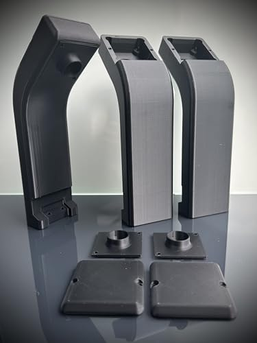 Generisch Autodarts Kamerahalterung für Torus270 Leuchtring, PETG Kunststoff, Schwarz, OV9732, HBV, DECXIN, GXIVISION, IMX179 100grad (Platinengröße 38x38)