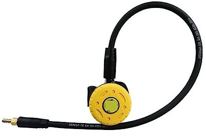 Atemregler, Erwachsene Tauchen Zweite Ebene Kopf Atemdruck Entlastungsventil Tauch Atemschutzgerät Set Mundstück Tauch Atemregler(Yellow)