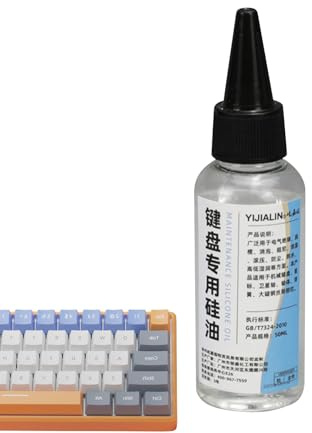 Schmiermittel - Mechanisches Keyboard Silikon Öl, Flüssige Schmierung Für Keycap Stabilizer | Hochwertiges Zubehör Für Schalter Büro Keyboard Wartung Reinigung Pflege Keycaps