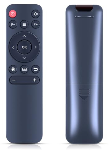 HZIME Ersatzfernbedienung für VGKE Mini Beamer | Kompatibel mit VGKE Mini Beamer. Ersatzfernbedienung für tragbaren Projektor und Heimkino Beamer.