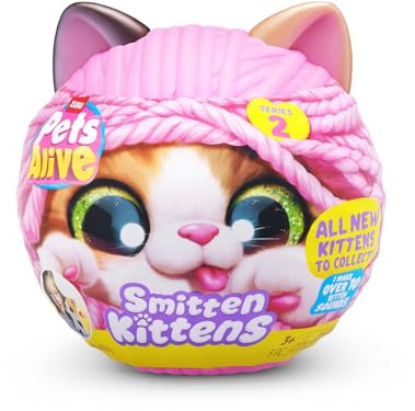 Zuru Pets Alive Smitten Kittens Plüschfigur mit Geräuschen, Serie 2