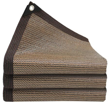 Sombra Solar Malla, para Jardín Protección Solar para Invernadero Terraza Plantas Gallinero Resistente al Viento Permeable al Agua,5x8m