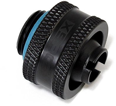 XSPC G1/4 Druckverbinder für 3/8 Zoll ID 5/8 Zoll OD 16/10 mm Rohre – Mattschwarz