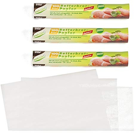 PAPSTAR Butterbrotpapier, B250 x L300 mm, weiß 14300