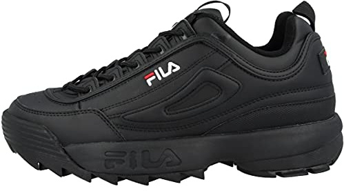 FILA Herren Disruptor Sneaker, Schwarz, 47 EU